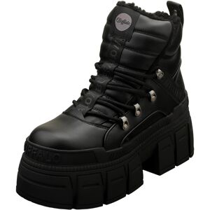 Buffalo Gospher Hike Mid Pad Vegan Womens Platform Boots In Black - 3 Uk Buffalo Gospher Hike Mid Pad Vegan Womens Platform Boots In Black - 3 Uk