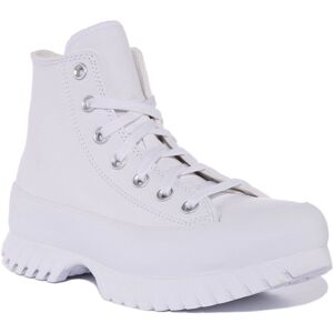 Converse Ct All Star Lugged Hi Womens Trainer In White Uk 3- 8 Converse Ct All Star Lugged Hi Womens Trainer In White Uk 3- 8