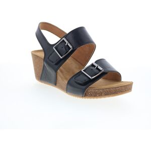 Comfortiva Erlina Ct00495 Womens Black Leather Wedges Sandals Shoes Comfortiva Erlina Ct00495 Womens Black Leather Wedges Sandals Shoes