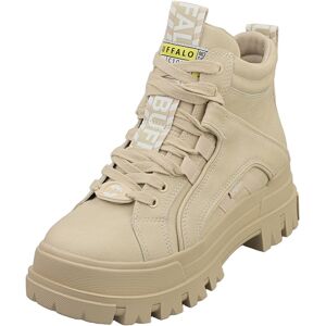 Buffalo Aspha Nc Mid Vegan Womens Ankle Boots In Beige - 8 Uk Buffalo Aspha Nc Mid Vegan Womens Ankle Boots In Beige - 8 Uk