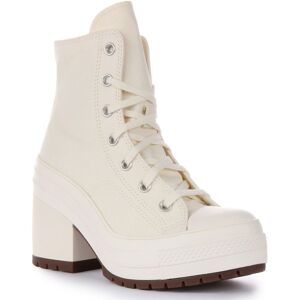 Converse A05348c Chuck 70 De Luxe Egret Hi Heel Boot White Womens Uk 3 - 8 Converse A05348c Chuck 70 De Luxe Egret Hi Heel Boot White Womens Uk 3 - 8