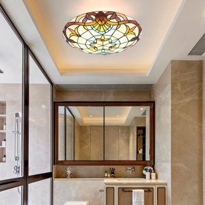 Does Not Apply Tiffany Style Ceiling Light, Victorian Stained Glass, Semi-Flush Mount, Floral D Does Not Apply Tiffany Style Ceiling Light, Victorian Stained Glass, Semi-Flush Mount, Floral D