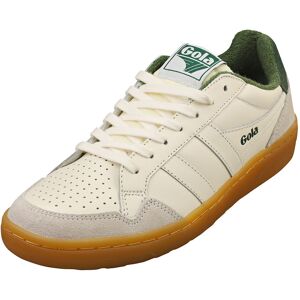 Gola Eagle 86 Womens Casual Trainers In Off White Green - 5 Uk Gola Eagle 86 Womens Casual Trainers In Off White Green - 5 Uk