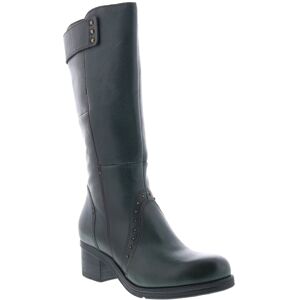 Miz Mooz Sharen Womens Green Leather Zipper Knee High Boots Miz Mooz Sharen Womens Green Leather Zipper Knee High Boots