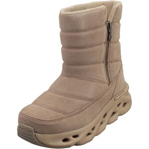 Skechers Go Swirl Tech Womens Ankle Boots In Dark Taupe - 6 Uk Skechers Go Swirl Tech Womens Ankle Boots In Dark Taupe - 6 Uk