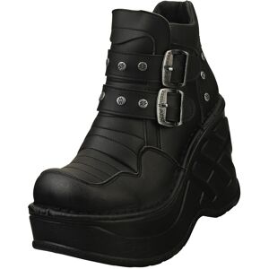 New Rock Rock Punk Gothic Hashtag Vegan Womens Black Platform Boots - 5 Uk New Rock Rock Punk Gothic Hashtag Vegan Womens Black Platform Boots - 5 Uk