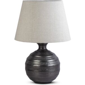 Elm Home And Garden Lamp Large Antique Bronze Living Room Bedroom Bedside Table Silver Grey Round Elm Home And Garden Lamp Large Antique Bronze Living Room Bedroom Bedside Table Silver Grey Round