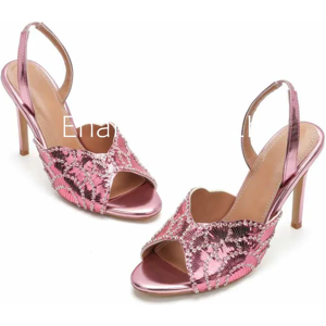 Ehaneranfbzh New Sequined High-Heeled Sandals Party Wedding Sandal High Heel Women Crystals Ehaneranfbzh New Sequined High-Heeled Sandals Party Wedding Sandal High Heel Women Crystals