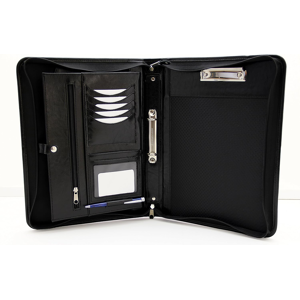 Does Not Apply Faux Pu Leather Zipped Business Conference A4 Folder Padfolio 2 Ring Binder With Does Not Apply Faux Pu Leather Zipped Business Conference A4 Folder Padfolio 2 Ring Binder With