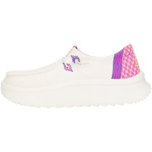 Hey Dude Wendy Peak Chambray Woven Canvas Platform Wedge Women Shoes Hey Dude Wendy Peak Chambray Woven Canvas Platform Wedge Women Shoes