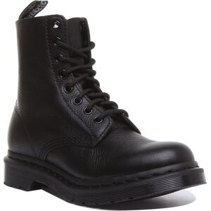 Dr Martens Pascal Virginia 8 Eye Leather Womens Boots In Black Uk 3 - 8 Dr Martens Pascal Virginia 8 Eye Leather Womens Boots In Black Uk 3 - 8