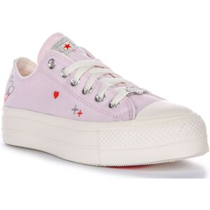 Converse A15005c Ct As Ox Crochet Star Lace Up Womens Trainer In White Uk 3 - 7 Converse A15005c Ct As Ox Crochet Star Lace Up Womens Trainer In White Uk 3 - 7