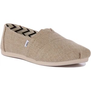 Toms Alpargata Heritage Undyed Canvas Espadrilles Natural Womens Uk 3 - 8 Toms Alpargata Heritage Undyed Canvas Espadrilles Natural Womens Uk 3 - 8