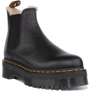 Dr Martens 2976 Quad Unisex Leather Unisex Chelsea Boot In Black Size Uk 3 - 8 Dr Martens 2976 Quad Unisex Leather Unisex Chelsea Boot In Black Size Uk 3 - 8