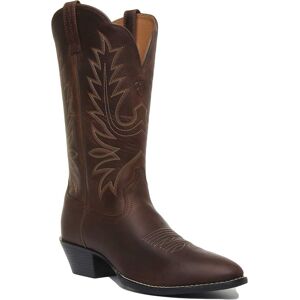 Ariat Heritage Cowboy Style Leather Womens Boots In Brown Uk 3 - 9 Ariat Heritage Cowboy Style Leather Womens Boots In Brown Uk 3 - 9