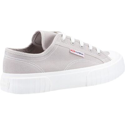 Superga Women's 2630 Stripe Grey Sneakers - Sneakers Superga Women's 2630 Stripe Grey Sneakers - Sneakers