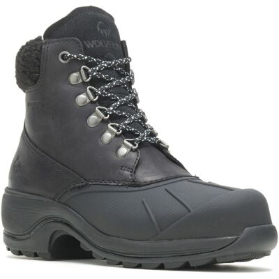 Wolverine Frost Insulated W880210 Womens Black Leather Work & Safety Boots Wolverine Frost Insulated W880210 Womens Black Leather Work & Safety Boots