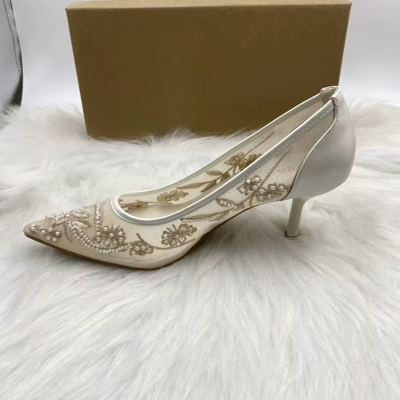 Buvazik Elegant Wedding Bridal Shoes Women Luxury Pointed Toe Kitten Heels Comfortable M Buvazik Elegant Wedding Bridal Shoes Women Luxury Pointed Toe Kitten Heels Comfortable M