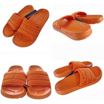 Tommy Hilfiger Womens Corporate Flag Pool Slides Size Uk 2.5 - 3.5 / Eu 35 - 36 Tommy Hilfiger Womens Corporate Flag Pool Slides Size Uk 2.5 - 3.5 / Eu 35 - 36