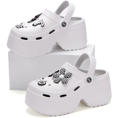 Does Not Apply Fashion Diy Clogs Sandals Women 2024 Summer Chunky Platform Slippers Woman Thick Does Not Apply Fashion Diy Clogs Sandals Women 2024 Summer Chunky Platform Slippers Woman Thick