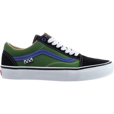 Vans Old Skool University Mens Dark Green Plimsolls Vans Old Skool University Mens Dark Green Plimsolls