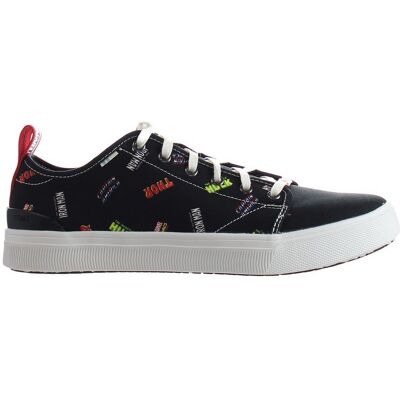 Toms X Marvel Trvl Lite Low Mens Black Plimsolls Toms X Marvel Trvl Lite Low Mens Black Plimsolls