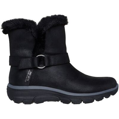 Skechers Womens Ankle Boots Slip Ins Memory Foam Relaxed Fit Black Uk Size Skechers Womens Ankle Boots Slip Ins Memory Foam Relaxed Fit Black Uk Size