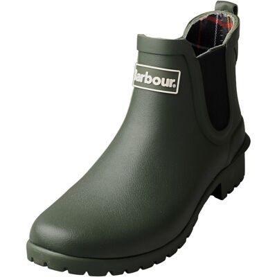 Barbour Wilton Womens Wellington Boots In Olive - 7 Uk Barbour Wilton Womens Wellington Boots In Olive - 7 Uk