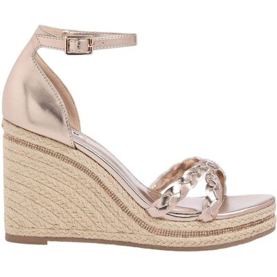 Dune London Womens/ladies Khai Plaited Wedge Sandals8 Uk R Rose Gold Gt25140 Dune London Womens/ladies Khai Plaited Wedge Sandals8 Uk R Rose Gold Gt25140