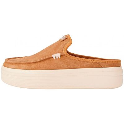 Hey Dude Women'S Open Toe Suede Leather Platform Wedge Sandals Austin Hey Dude Women'S Open Toe Suede Leather Platform Wedge Sandals Austin