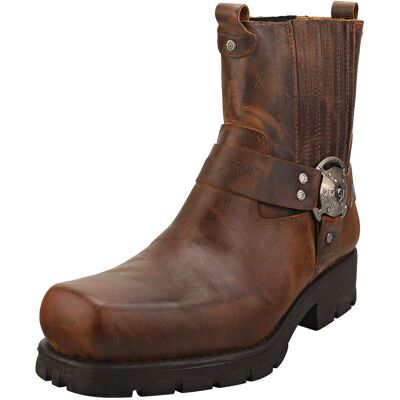 New Rock Neobiker M-7605-S20 Unisex Dark Brown Platform Boots - 8 Uk New Rock Neobiker M-7605-S20 Unisex Dark Brown Platform Boots - 8 Uk