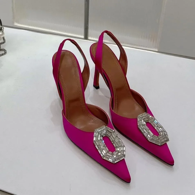 None Sexy Luxury Designer High Heels Silk Rhinestone New Sandals Women Pointy Fine He None Sexy Luxury Designer High Heels Silk Rhinestone New Sandals Women Pointy Fine He