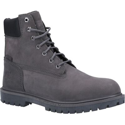 Timberland Pro Iconic Grey Mens Premium Full Grain Leather Safety Boots Timberland Pro Iconic Grey Mens Premium Full Grain Leather Safety Boots