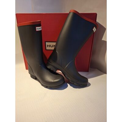 Hunter Argyll Short Knee Rubber Black Wellington Boots New Uk 5 Hunter Argyll Short Knee Rubber Black Wellington Boots New Uk 5