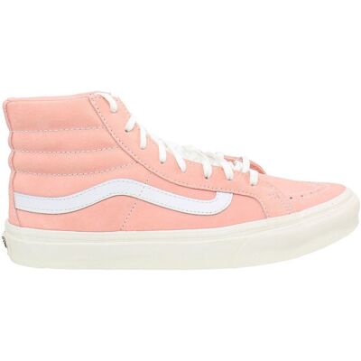 Vans Sk8-Hi Slim Womens Pink Plimsolls Vans Sk8-Hi Slim Womens Pink Plimsolls