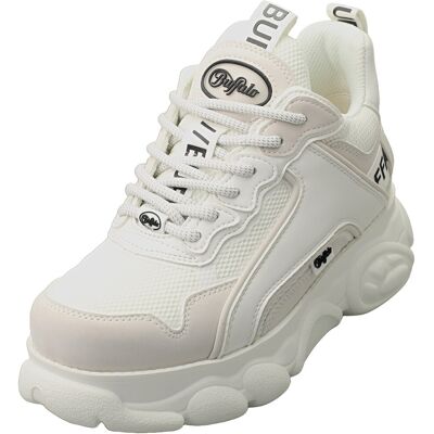 Buffalo Cld Chai Vegan Womens Platform Boots In White - 5 Uk Buffalo Cld Chai Vegan Womens Platform Boots In White - 5 Uk