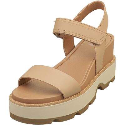 Sorel Joanie Iv Y Strap Womens Wedge Sandals In Beige - 6 Uk Sorel Joanie Iv Y Strap Womens Wedge Sandals In Beige - 6 Uk