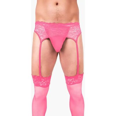 Prowler Men’s Pink Lace Garter Set – Matching Lingerie Outfit Prowler Men’s Pink Lace Garter Set – Matching Lingerie Outfit