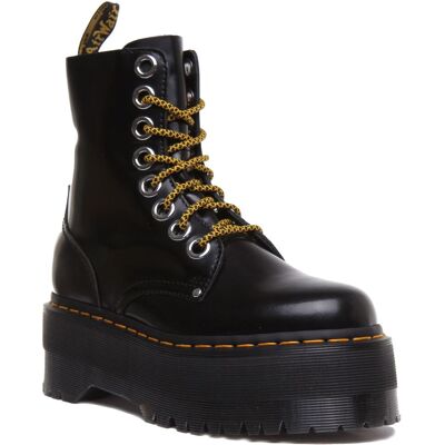 Dr Martens Jadon Max Womens 8 Eye Platform Ankle Boots In Black Size Uk 3 - 8 Dr Martens Jadon Max Womens 8 Eye Platform Ankle Boots In Black Size Uk 3 - 8