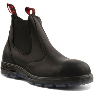 Red Back Redback Usbbk Unisex Steel Toe Safety Leather Boots In Black Uk Size 4 - 12 Red Back Redback Usbbk Unisex Steel Toe Safety Leather Boots In Black Uk Size 4 - 12
