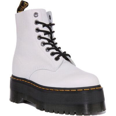 Dr Martens 1460 Pascal Max Womens Platform Womens Boots In White Size Uk 3 - 8 Dr Martens 1460 Pascal Max Womens Platform Womens Boots In White Size Uk 3 - 8