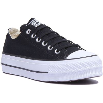 Converse 560250c Con Ct As Lift Ox Womens Trainer In Black White Uk 2 - 9 Converse 560250c Con Ct As Lift Ox Womens Trainer In Black White Uk 2 - 9