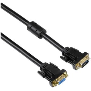 Hama 3m Vga Monitor Extension Cable 15-Pin Sub-D Pc Gold Hama 3m Vga Monitor Extension Cable 15-Pin Sub-D Pc Gold