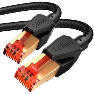Cablism Cat 8 Ethernet Cable 20m High Speed Lan 40gbps 2000mhz Nylon Braided Internet C Cablism Cat 8 Ethernet Cable 20m High Speed Lan 40gbps 2000mhz Nylon Braided Internet C