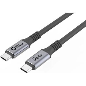 MicroConnect USB-C 3m Cable - 40Gbps, 100W, Black - USB Type-C MicroConnect USB-C 3m Cable - 40Gbps, 100W, Black - USB Type-C