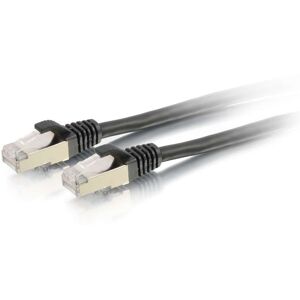 6ft C2g Rj-45 Male To Rj-45 Male Cat6 Shielded Ethernet Patch Cable - Black 6ft C2g Rj-45 Male To Rj-45 Male Cat6 Shielded Ethernet Patch Cable - Black