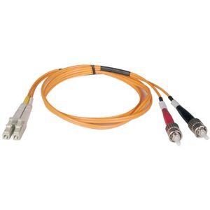 65ft Tripp Lite Duplex St Multimode To Lc Multimode Fiber Optic Patch Cable 65ft Tripp Lite Duplex St Multimode To Lc Multimode Fiber Optic Patch Cable