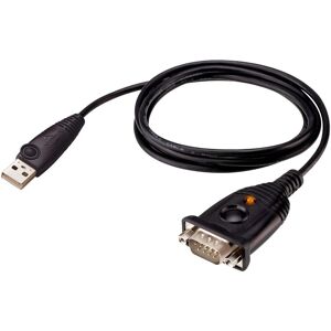 Aten Usb To Rs232 Serial Adaptor Lead, 1.2m Black - Uc232af Aten Usb To Rs232 Serial Adaptor Lead, 1.2m Black - Uc232af