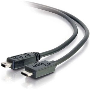 C2G 12ft USB 2.0 Type C Mini-USB B Cable - Black C2G 12ft USB 2.0 Type C Mini-USB B Cable - Black