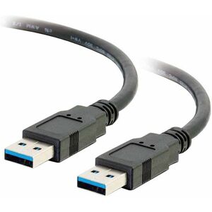 C2g 10ft Superspeed Usb Type-A Male To Usb Type-A Male Cable - Black C2g 10ft Superspeed Usb Type-A Male To Usb Type-A Male Cable - Black